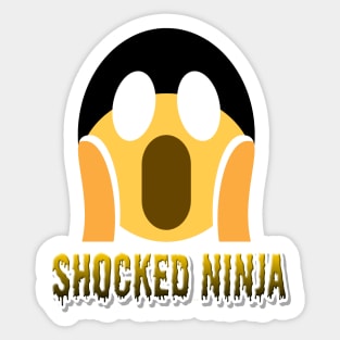 Shocked Ninja Sticker